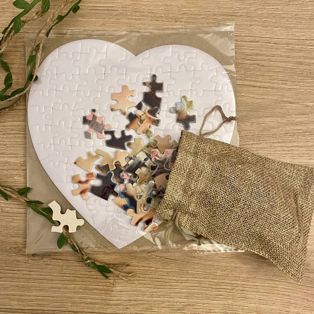 Fotopuzzle Herz mit eigenem Foto