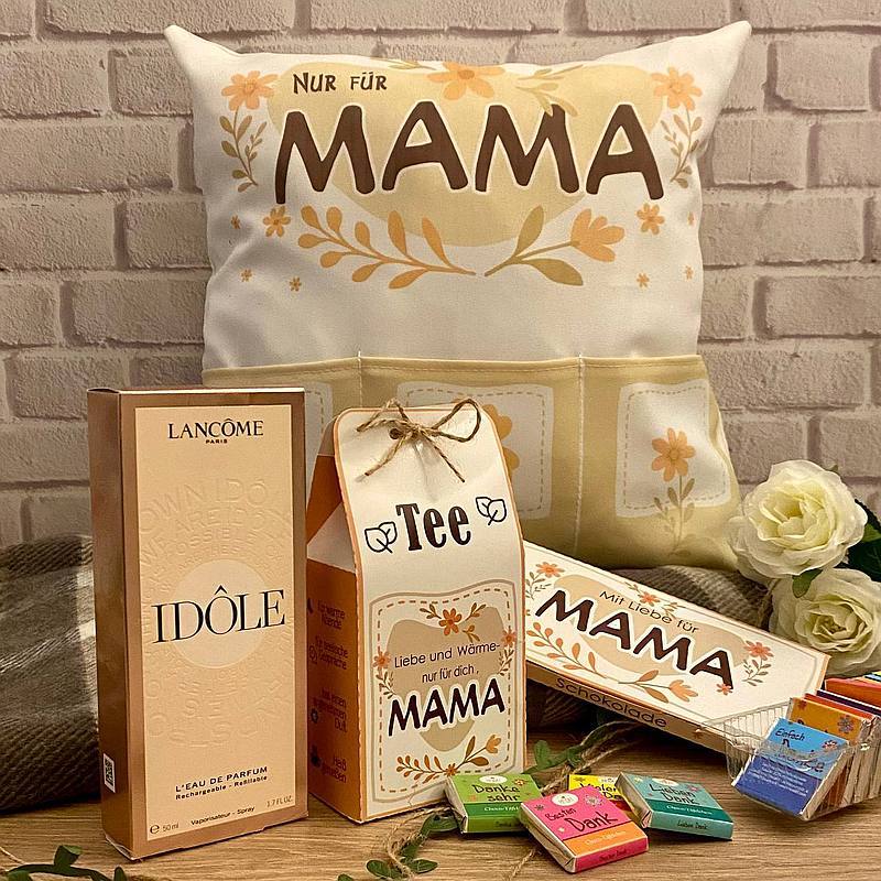 Geschenk. Nur für Mama Kissen