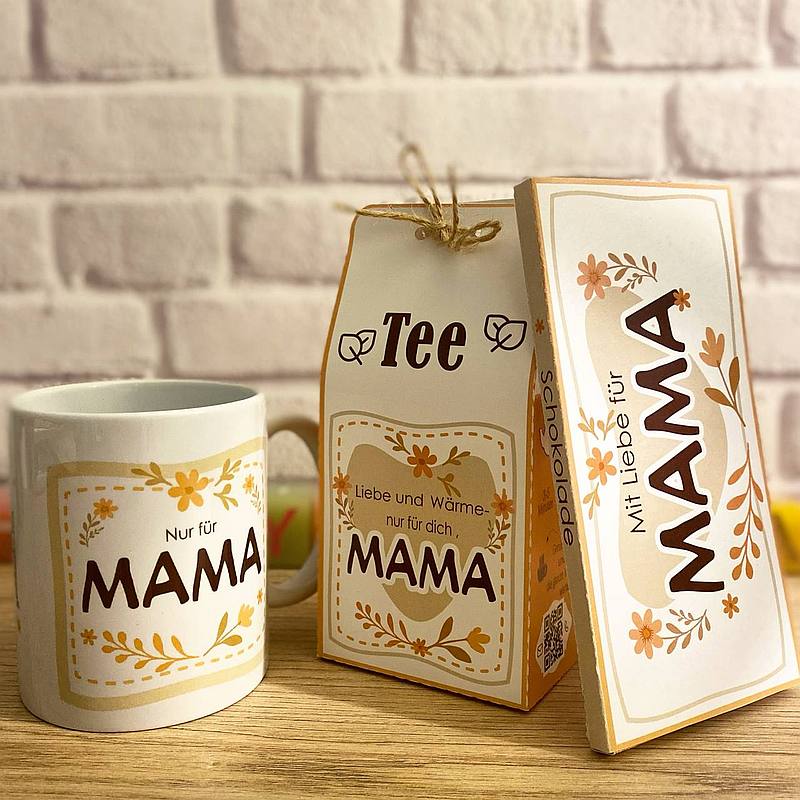 Verpackung für ein Geschenk für Mama – Bild 3