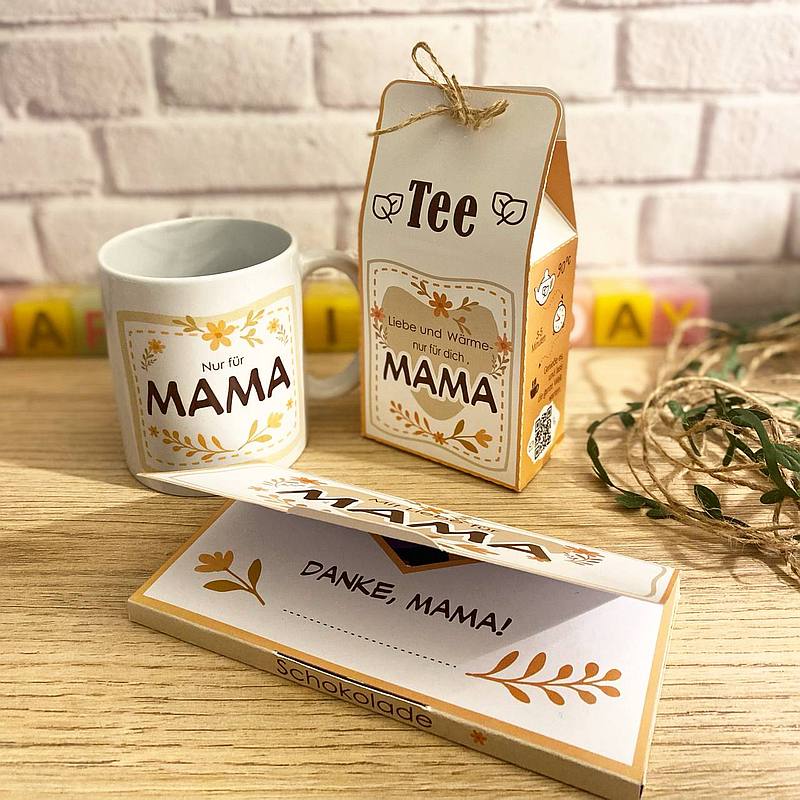 Verpackung für ein Geschenk für Mama – Bild 4