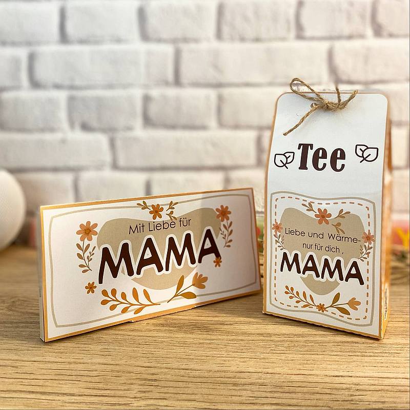 Schachteln zum Basteln eines Geschenks fĂŒr Mutter