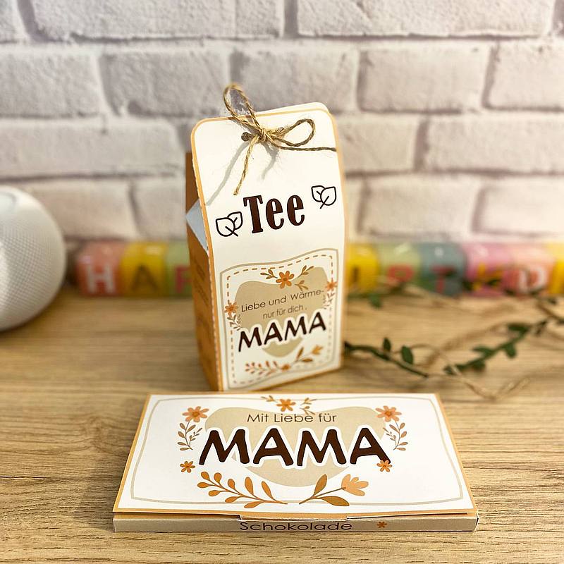 Verpackung für ein Geschenk für Mama – Bild 8