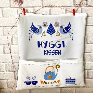 Kissenbezug mit Taschen HYGGE 40Ă40 cm