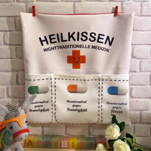 Kissenbezug Heilkissen mit Taschen 40×40 cm