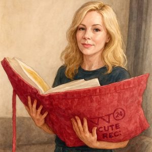 Kissenbuch mit Foto und Taschen für Geschenke