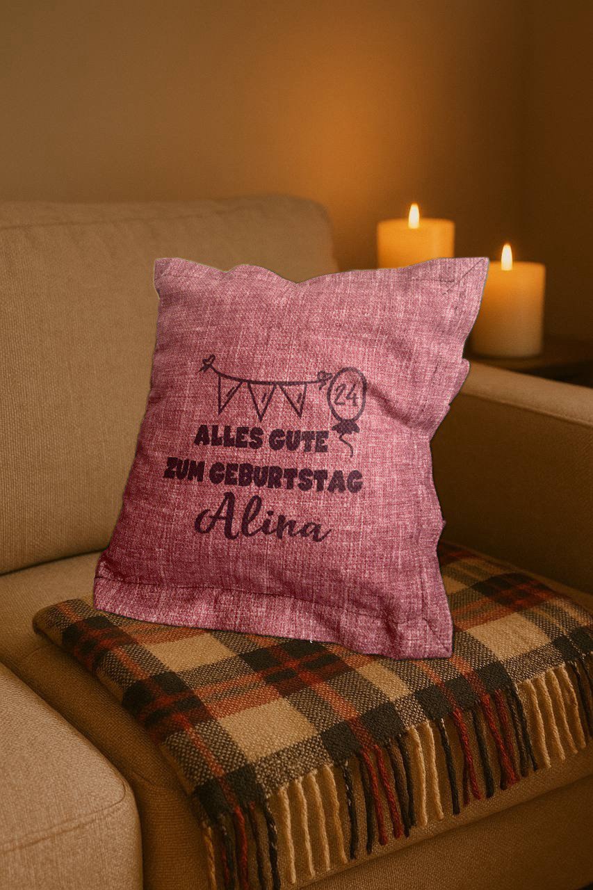 Dekoratives Kissen. Buchkissen.