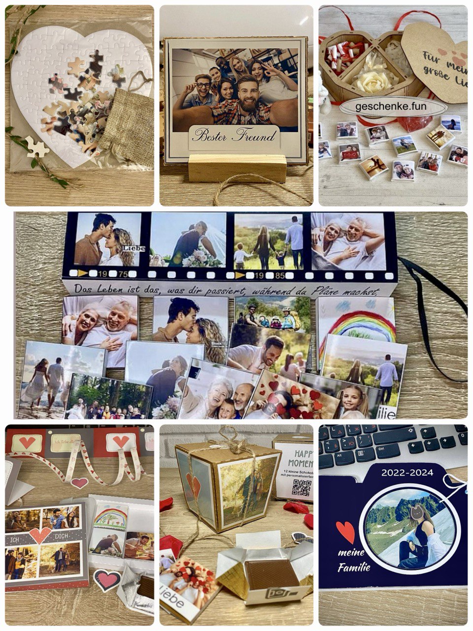 Geschenke mit Fotos