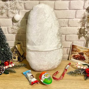Kinder-Ei-Kissen mit Tasche für Süßigkeiten