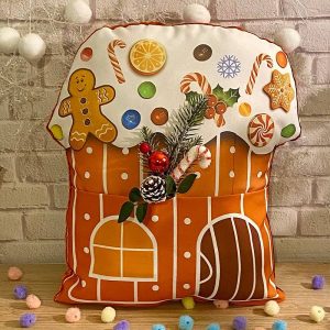 Lebkuchenhauskissen