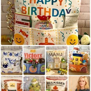 Dekokissen Kissen mit Taschen