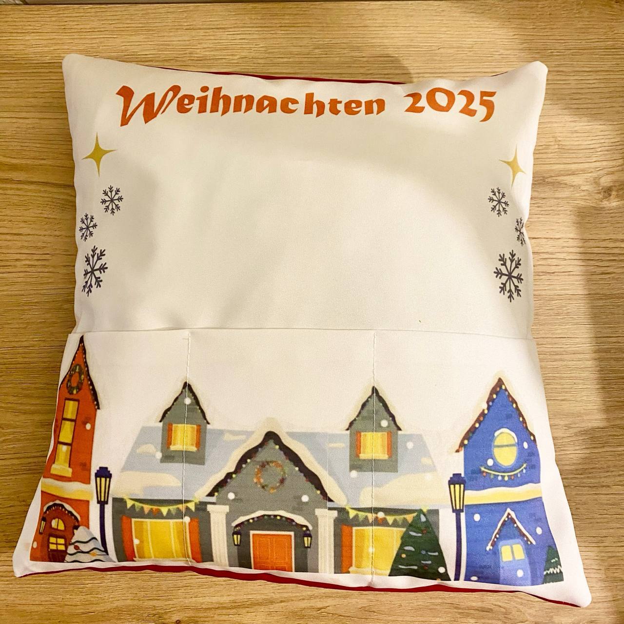 Weihnachtskissen mit Foto – Bild 3
