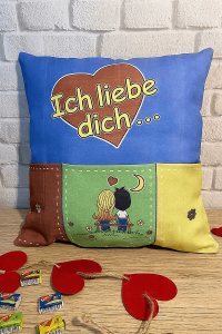 Kissen Ich liebe dich