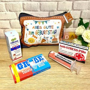Erste-Hilfe-Set, Geburtstagsgeschenk