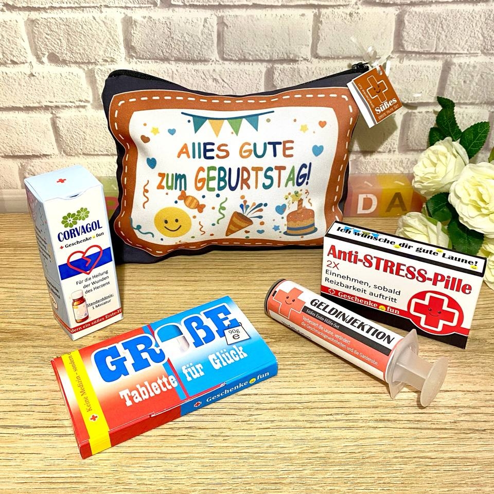 Erste-Hilfe-Set, Geburtstagsgeschenk