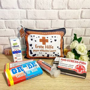 Erste-Hilfe-Set, Geburtstagsgeschenk