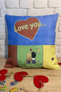 Декоративна подушка "Love you... "