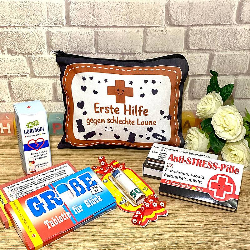 Erste-Hilfe-Set, Geburtstagsgeschenk