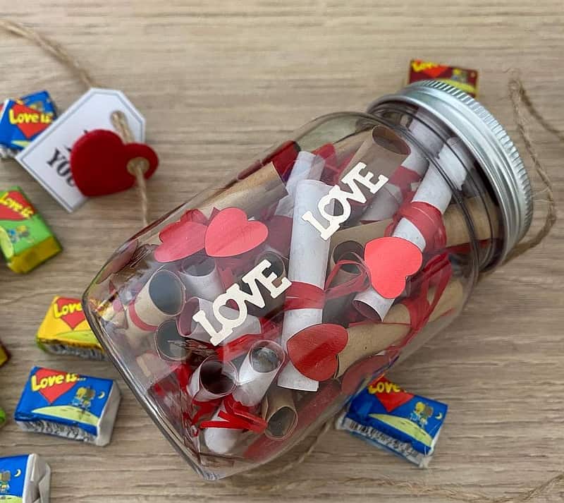 Set N1. Kissen ich liebe dich mit Gründen für die Liebe – Bild 3