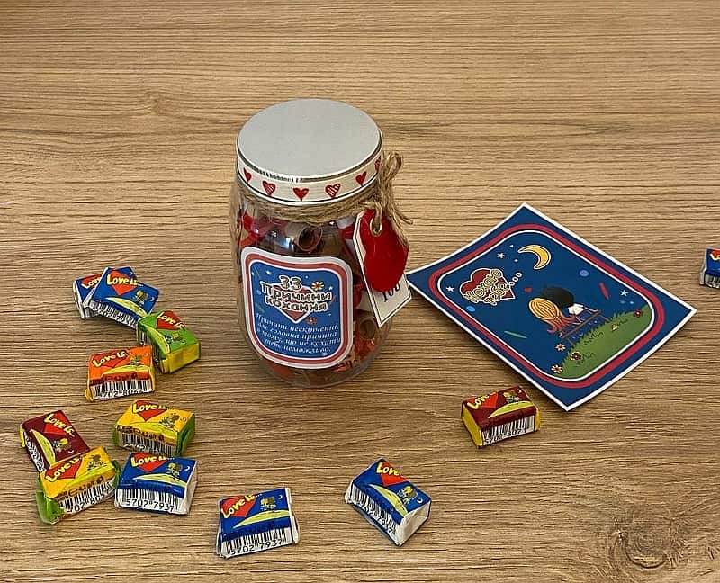 Set N1. Kissen ich liebe dich mit Gründen für die Liebe – Bild 4