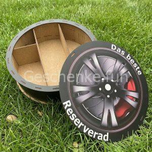 Geschenkbox "Das beste Reserverad"