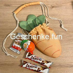 Personalisierte Oster-Karottenbeutel für Süßigkeiten