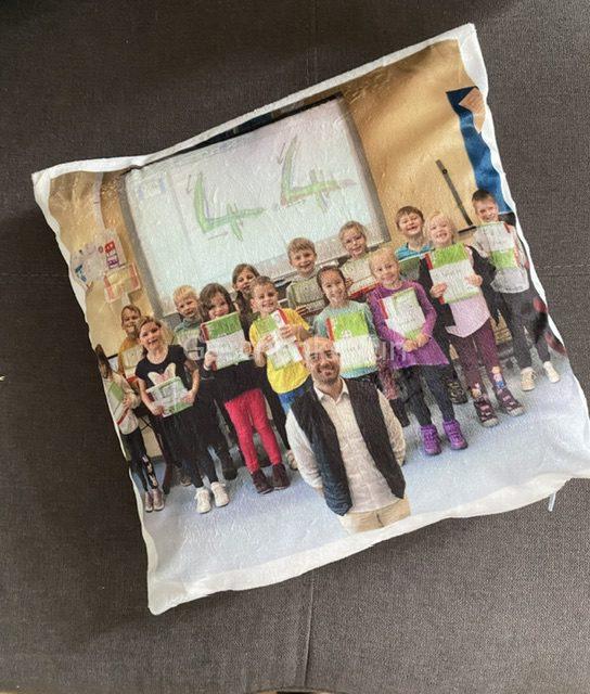 Подушки з дитячими фото для садочка