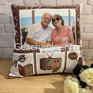 Fotokissen im Retro-Design