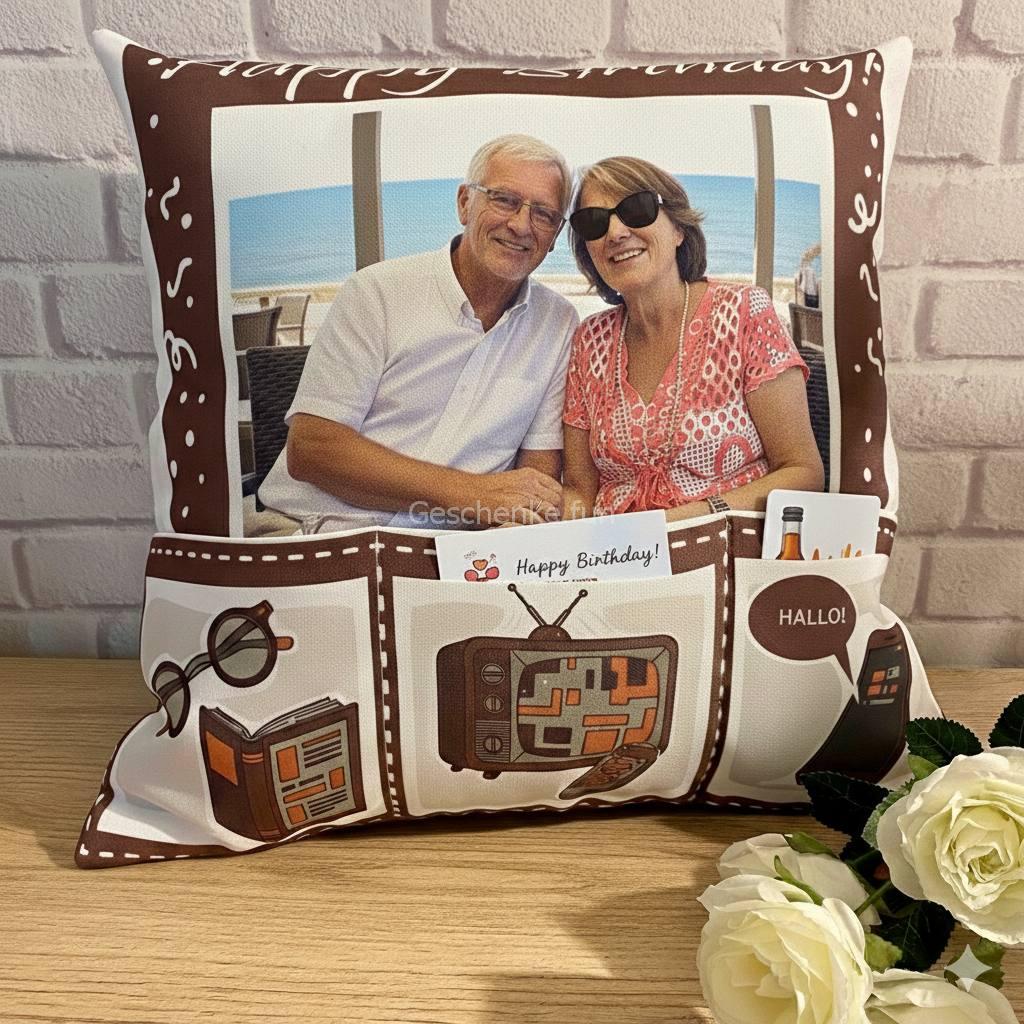 Фото подушка с кишенями для сюрпризів