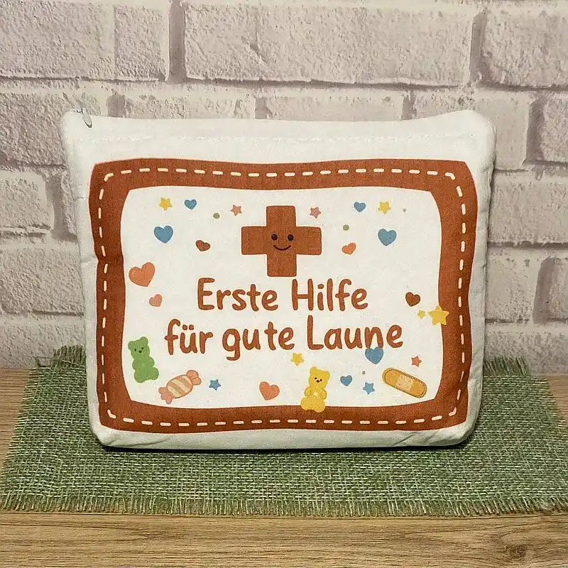 Kosmetiktaschen aus Stoff, personalisiert mit Namen
