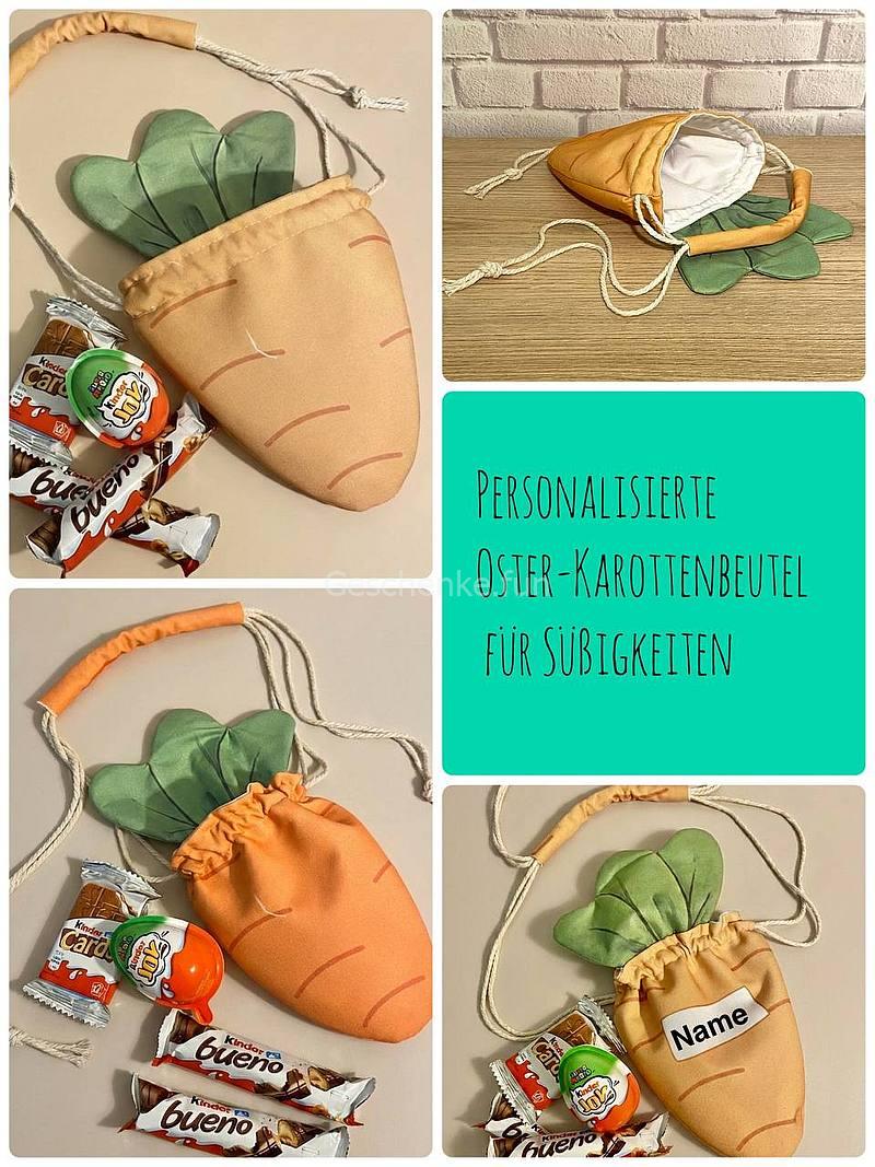Personalized carrot bag