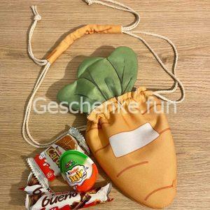Personalisierte Oster-Karottenbeutel