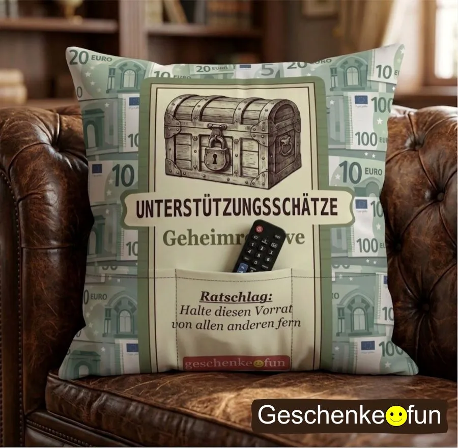 Dekokissen mit Taschen. Sofa-Organizer für Fernbedienung и Snacks