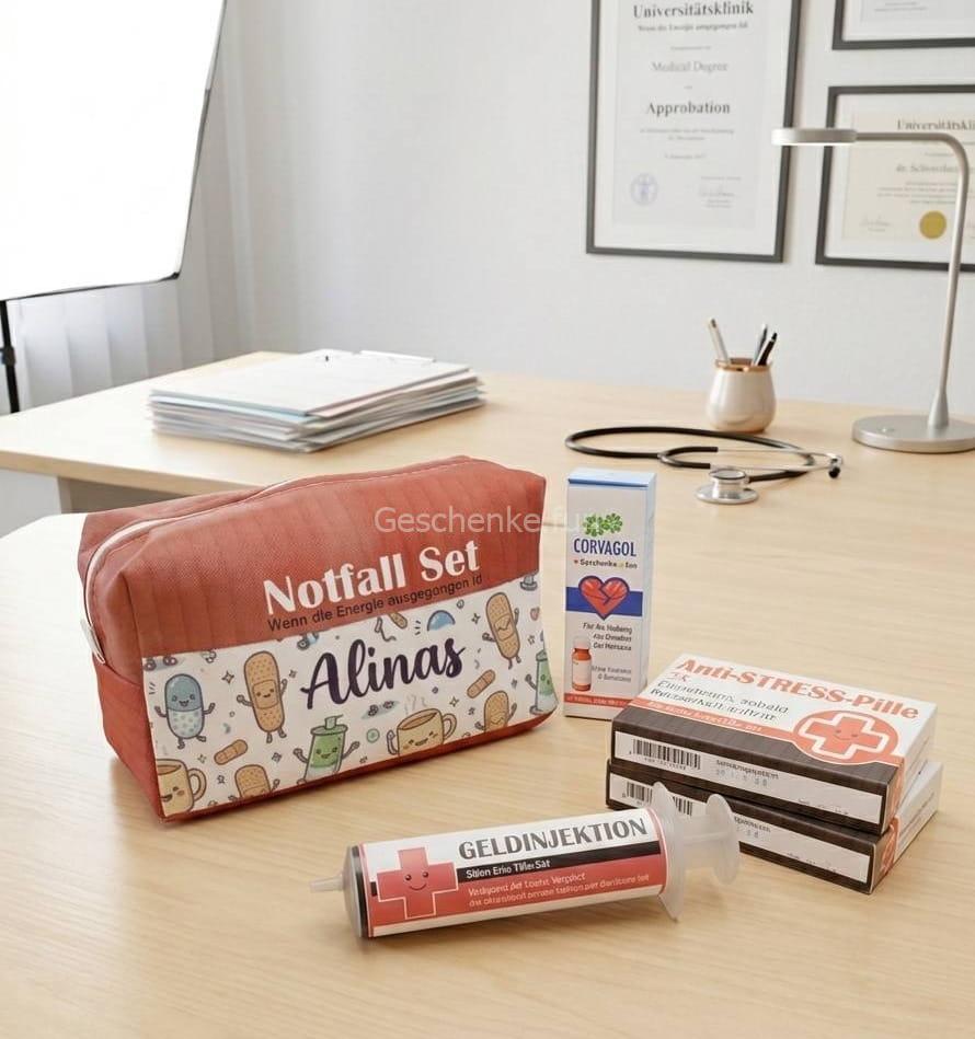 Personalisierte Notfalltasche, Notfall Set