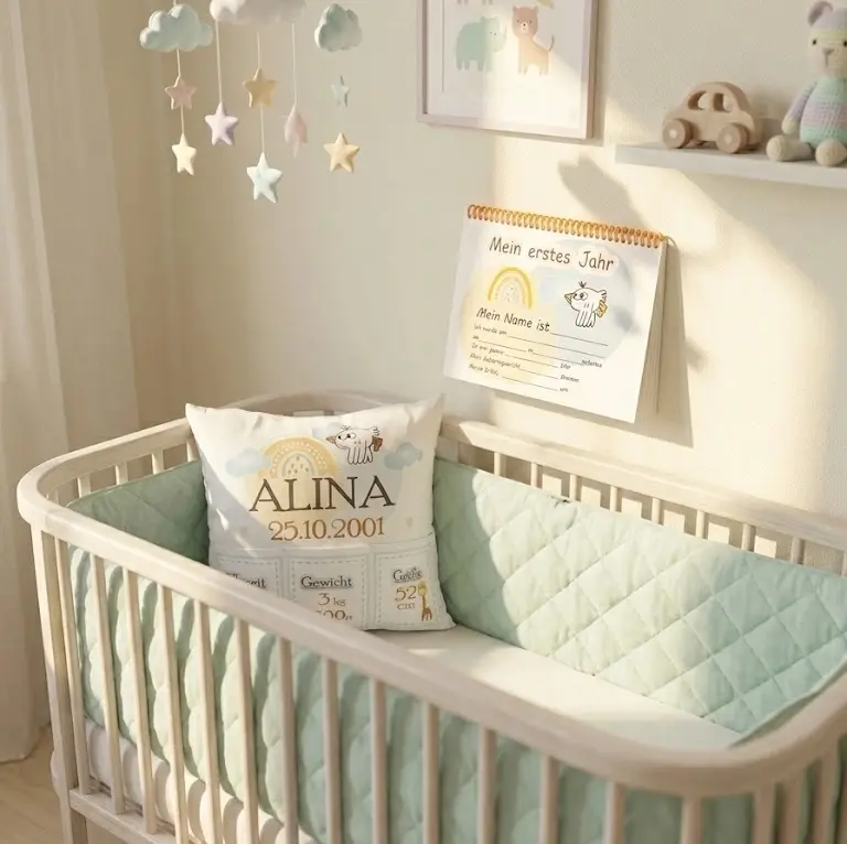 Personalisiertes Geschenkset zur Geburt für Babys