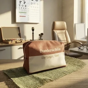 Die Innenseite ist mit einer feinen Vlieseinlage verstärkt und mit einem Futter aus reiner Baumwolle ausgestattet.