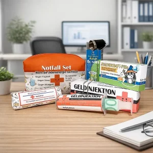 Notfall-Set Geschenk N3: Kosmetiktasche mit Jugendtabletten