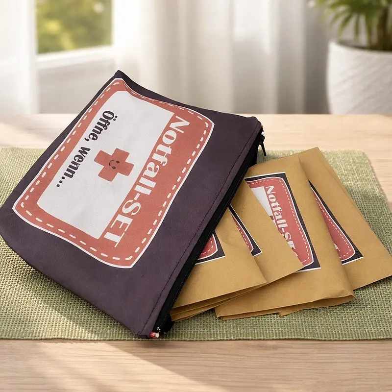 Geld verpacken witzig