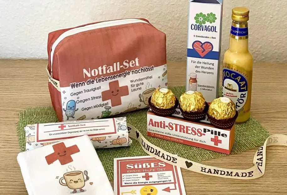 Handgefertigte Kosmetiktasche (Organizer)