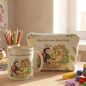 Geburtstagsgeschenk mit Marienkäfermotiv