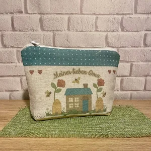 Personalisierte Geschenke für Oma. Kosmetiktasche.