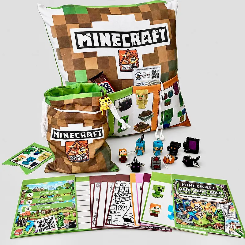 Geschenke für Kinder, die Minecraft spielen