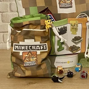 Spielzeugtasche Pixel Motiv