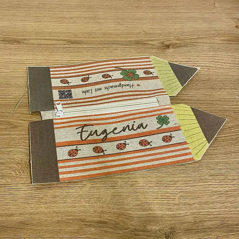 Federmäppchen, handgefertigt, personalisiertes Geschenk